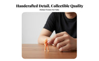 Scale Model Person Collectible Unpainted Backpacker Figurine Tiny Human Figurine Highly Detailed Small Scale Human Model