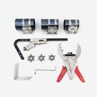 Piston Band Installation Tool Kit Adjustable Piston Band Compressor Kit Labor-Saving for Engine Repair, Workshop