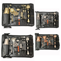 Creative Black Bar Tool Storage Bag Portable Bartender Kit Organizer