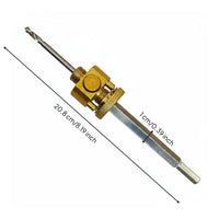Extended Hex Shank Hole Saw Mandrel Quick Release Hole Saw Arbor Power Tool Accessory for Carpenters