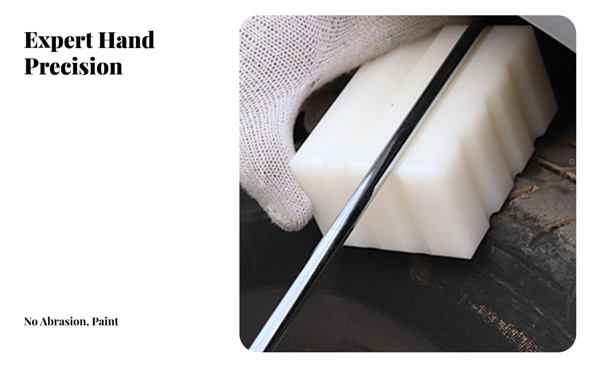 Non-Marring Indentation-Repair Pad Block | Thickened square profile, indentation Repair Pad, for Garage