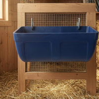 Hanging Feed Trough Versatile Hanging Feeder with Hooks Chicken Feeder Small Wall Mount Feed Container BPAsafe for Poultry