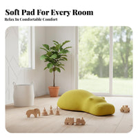 Creative Shape Hippopotamus Pouf Soft Padded Seat creature Stool Comfortable Seating Ottoman Multi-Functional for Children, Families, Adults, Kids' Room, Playroom, book corner corner, Entryway