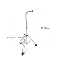 Height-Adjustable Tripod Stand with Curved Arm Stable Instrument Support Stand Non-Slip Instrument Holder Portable for Performers