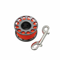 Anti-Tangle Diving Spool Reel Stainless Steel Snap Aluminum Dive Spool for Technical Divers