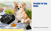 Black Thickened Pet Waste Bag, Small, Leak-Resistant, Portable, Cat Litter and Dog Waste Cleaning Tool for Everyday Use