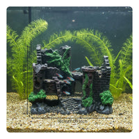 fishing Tank castled Decoration Simulation Building Aquarium castled for Terrarium