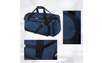 Travel Duffel Bag Multi-Compartment Duffel Bag with Shoulder Strap Multiple Pockets Adjustable for Travelers, Weekend Trips, Gym