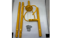 Detachable Design Garden Claw Cultivator Heavy Duty Steel Construction Garden Claw Tines Twist Tiller Rust Resistant for Seniors, Lawn, Flower Beds, Vegetable Plot