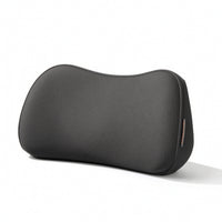 Car Lumbar Support Cushion Ergonomic Lumbar Support Cushion Back Pillow Contoured Back Pillow with Straps Comfortable