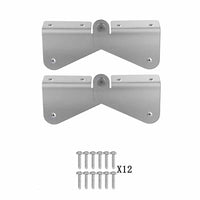 Gutter Extension Hinge for Rectangular and Square Downspouts