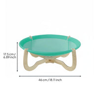 Cooling Pet Cot Washable Elevated Mesh Pet Bed Waterproof-Resistant Wooden Frame Cat Bed for Cats