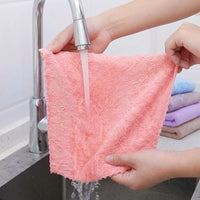 Oil Resistant Cloth and Microfibre Cloth, Low Shedding Cloth Microfibre Towel for Kitchen, 30cm Microfibre Towel for Smooth Surface Cleaning