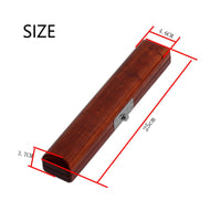 Flute Headjoint Case Safeguarding Flute Headjoint Case with Padding Wooden Box with Latch Elegant Organizer Compact for Flutists