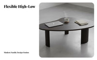 2 Pieces Wabi-Sabi aesthetic Irregular Shaped stacking Tables Nordic Aesthetic Irregular stacking Coffee pair Minimalist Living Room Furniture Sturdy Construction for Design aficionados, Interior Decorators, Apartment Dwellers, Lounge Area, Home Office