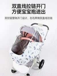 专用newber纽贝尔808A婴儿推车保暖罩罩儿童睡篮防风防寒防雨罩衣
