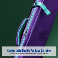 Billiard Cue Case, Split Design, Large Head, Multi-Hole, Portable, Multi-Carry Bag