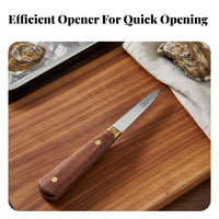 Bivalve Shucking Heavy Duty Bivalve Non-Slip Grip Scallop Prying Tool for Seafood Lovers, Chefs, Seafood Bar, Dinner Parties, Outdoor Gatherings