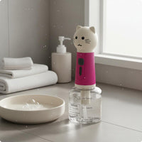 Feline Foam Dispenser Low Noise Automatic Pet Lather Generator Quiet
