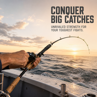 High Carbon MH Hard Lure Fishing Rod for Baitcasting and Spinning Reels