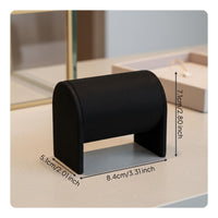 Bracelet Display Pillow Minimalist Design Single Watch Display Stand Sturdy Base Velvet Jewelry Cuff for Dressing Table