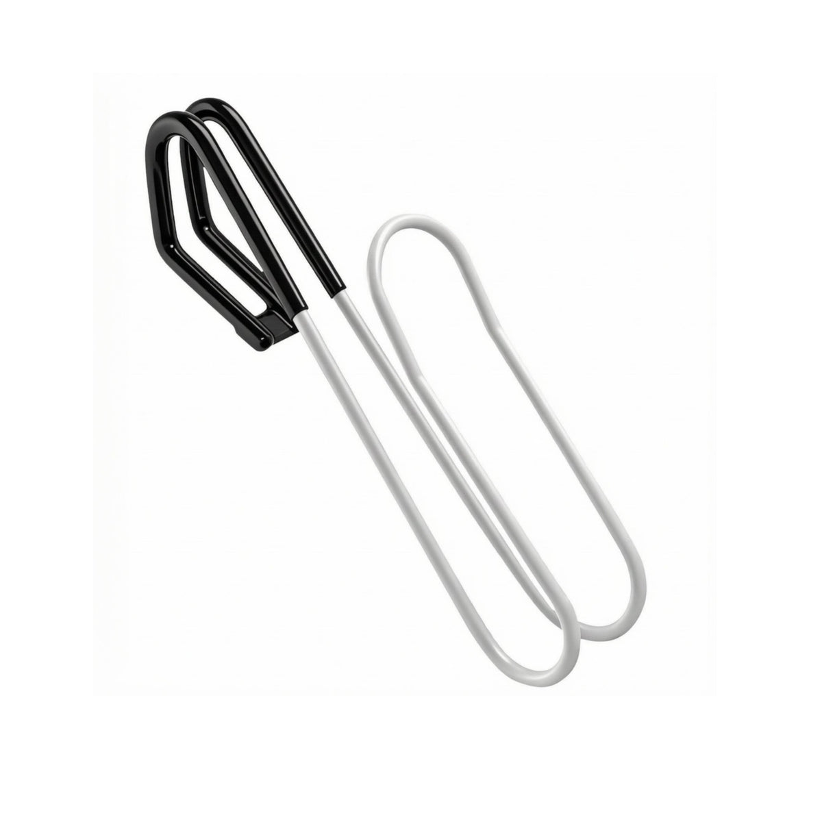 Slim 3-Ball Golf Holder Black and White Snap-on Golf Ball Holder Looped