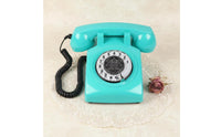Plug and Play Retro Rotary Wheel Telephone Decorative Piece Vintage Telephone Gift Idea for Hotel Owners