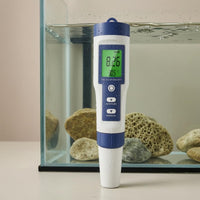 Multifunction Water Quality Tester Pen Backlit Display pH Tester Pen Handheld TDS EC Temperature Meter Protective Sensor Tip