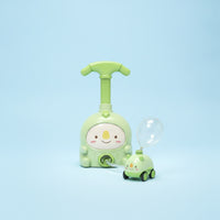 Balloon Launcher Toy Set Cartoon Balloon Powered Car Simple to Use