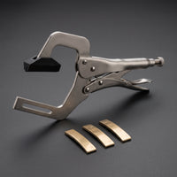 Fret Press with Curvature Inserts Adjustable Handheld Fret Simple to Use to Use Fretting Tool for Instrument Workshop