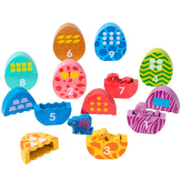 Educational Egg Matching Game Educational Number Matching Eggs Fine Motor Skills Dinosaur Egg Toy Interactive for Toddlers, Preschool