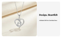 Mother Heart Necklace Symbolic Embrace Meaningful Keepsake for Family Moments