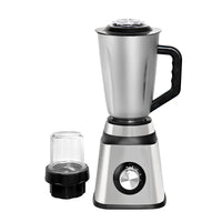 Stainless Steel and Glass Blender with Juicer and Food Processor (EU Plug)