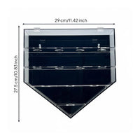 Baseball Display Case Transparent Memorabilia Storage for Sports Collection