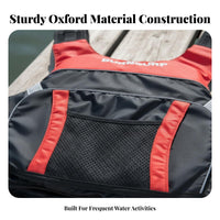 Adult Flotation Device Lightweight Fishing Flotation Device Waterproof Nylon Kayaking Buoyancy Vest for Kayakers, Paddlers, Sailing, Boating
