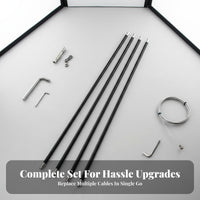 5 Pieces Derailleur Gear Conduit Housing Replacement Part Derailleur Conduit and Housing Kit Bike Brake External Er Rust