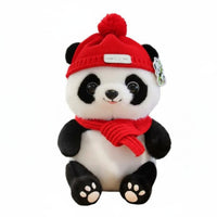 Panda Bear Stuffed Animal Cute Design Panda Stuffed Toy Soft and Cuddly for Children, Little Ones, Playroom, Bedroom