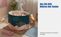 Foldable Bath Tub, Large Capacity, Home Spa, Insulated, Comfortable Sitting, Suitable for Adults and Children, Random Design