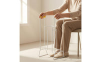 Sock Aid Device Carbon Steel Sock Assist Frame Foam Grips Open Mouth for People with Limited Mobility, Daily Dressing