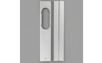 2 Pieces Window Sealing Plate Assembly Silver-Finish Conditioner Window Plate Adjustable Hardware for Homeowners