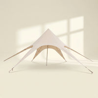 Canopy Tent Hexagonal Canopy with Side Panels 6-Sided Upscale Camping Tent for Campers, Camping Aficionados, Picnics, Beach