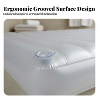 Massage Water Bed Constant Temperature Inflatable Water Mattress Frosted Finish Waterbed Bladder for Adults, Washroom, Spa, Home