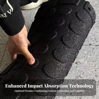 connecting Rubber Gym Tile impact Absorbent connecting Tile Noise Reducing Non-Skid for Fitness devotees, Basement
