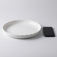 Plant Trays and Saucers with Wavy Rim, Heavy Duty Pot Saucers for Pot Drip, Assorted Colors Round Base for Garden Plants and Outdoor Plants