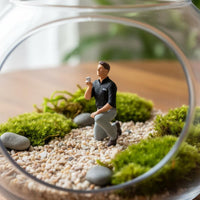 Miniature Landscape Decoration Highly Detailed Miniature People Figurine Wedding Couple Figurine Realistic Craftsmanship