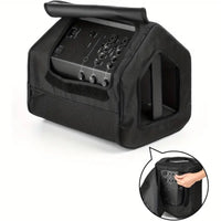 Textured Woven Textile Protect Speaker Cover Mesh Front Panel Speaker Dust Cover Black Audio Accessory Side Openings
