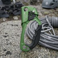 Aluminum-Aluminum-Alloy Alloy Right-Hand Ascender Hot-Forged Hand Ascender Textured Rubber Grip