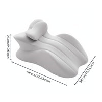 Multi-Purpose Prone Sleeping Pillow Skin-Friendly Textile Lounge Pillow for Phone Use Ergonomic Reading Angled for Gamers, Dorm Room