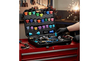 Radiators Pressure Tester Kit with Case Portable Radiators Pressure Tester Kit Cooling System Leak Troubleshooter for Auto Repair Shops, Garages