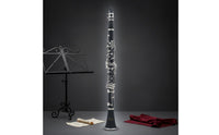B Flat Tuning Bakelite Clarinet Exam Use 17-Key Clarinet Nickel Plated Woodwind Instrument Long-Lasting for Beginners, Students, Adult Learners, Music Lessons, Practice